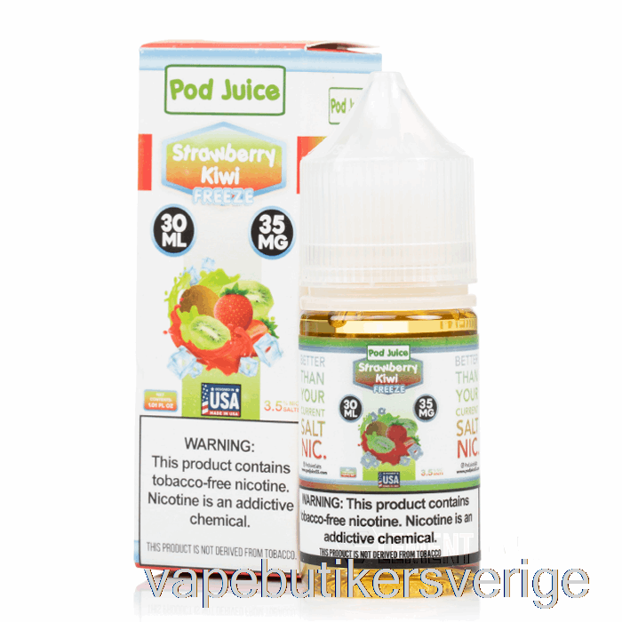 Vape Sverige Frysa Jordgubbskiwi - Pod Juice - 30ml 55mg